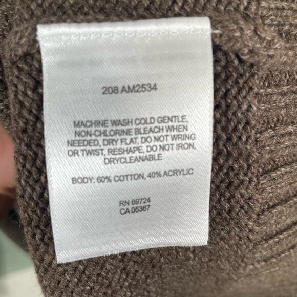 Columbia Brown Men's Cool Stylish Pullover  Knit Sweater Size Large - Picture 7 of 9